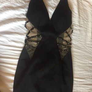 Bebe black mini dress